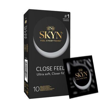Безлатексні преміум-презервативи SKYN Close Feel 10 шт, щільна посадка &mdash; купити в інтим-бутику EroticToys