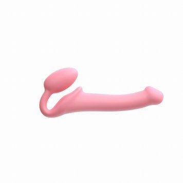 Безремінний страпон Strap-On-Me Rose XL, повністю регульований, діаметр 4,5 см &mdash; купити в інтим-бутику EroticToys