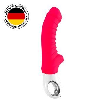 Вібратор для точки G Fun Factory TIGER india red, ребристий, підходить для анальної стимуляції &mdash; купити в інтим-бутику EroticToys