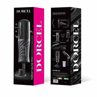 Автоматичний мастурбатор Dorcel THRUST BLOW PRO, імітація фрикцій+обертання, по 10 режимів, присоска &mdash; купити в інтим-бутику EroticToys