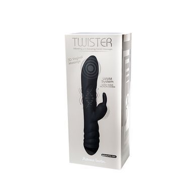 Вібратор-кролик зі спіральним 3D-масажем Adrien Lastic Twister &mdash; купити в інтим-бутику EroticToys