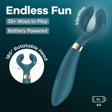 Вібратор для пар Satisfyer Endless Fun Battery Series, три мотора, багатофункціональний &mdash; купити в інтим-бутику EroticToys