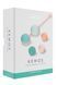 Вагінальні кульки Liebe Kewos &mdash; Peach/Mint, 5 кульок у комплекті, 15, 25, 35, 45 та 55 г в інтим-бутику EroticToys
