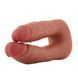 Подвійний фалоімітатор для секс-машин Hismith Silicone Double Penetrator Dildo, система KlicLok в інтим-бутику EroticToys