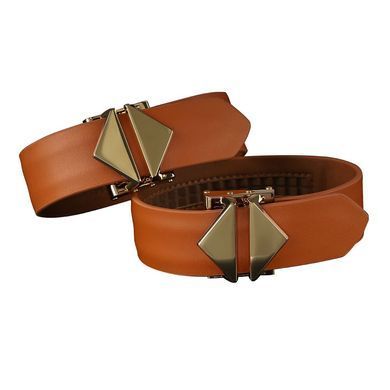 Набір для бондажу LOCKINK 8-Bondage-Straps Restraint Set, коричневий, 8 ременів з натуральної шкіри &mdash; купити в інтим-бутику EroticToys