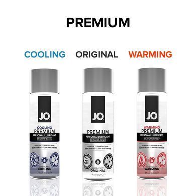 Лубрикант на силіконовій основі JO PREMIUM &mdash; WARMING (60 мл) &mdash; купити в інтим-бутику EroticToys