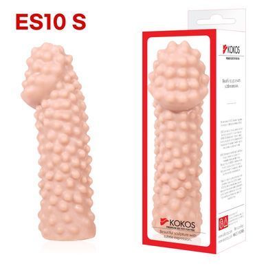 Насадка на член Kokos Extreme Sleeve ES.10 розмір S, потовщувальна, стимулювальний рельєф &mdash; купити в інтим-бутику EroticToys