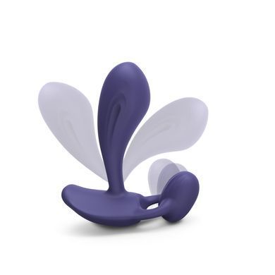Вібратор Love To Love WITTY - MIDNIGHT INDIGO, універсальний, точки G+P, пульт ДК &mdash; купити в інтим-бутику EroticToys
