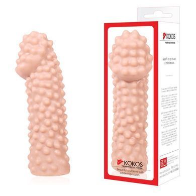 Насадка на член Kokos Extreme Sleeve ES.10 розмір S, потовщувальна, стимулювальний рельєф &mdash; купити в інтим-бутику EroticToys