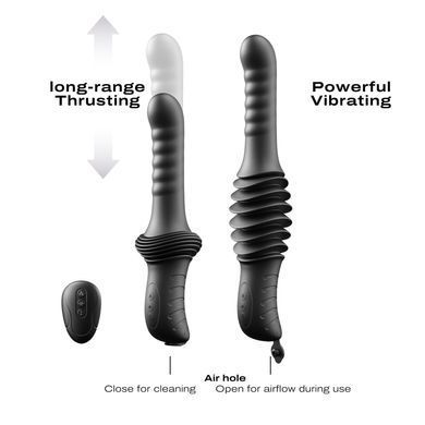 Пульсатор з вібрацією Dorcel Deep Orgasm, 2 незалежні мотори, підігрів до 41 &deg;C, пульт ДК &mdash; купити в інтим-бутику EroticToys