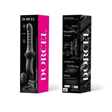Пульсатор з вібрацією Dorcel Deep Orgasm, 2 незалежні мотори, підігрів до 41 &deg;C, пульт ДК &mdash; купити в інтим-бутику EroticToys