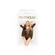 Боді Penthouse Midnight Visit S/L Black, глибока горловина, виріз на спині, рукава в інтим-бутику EroticToys