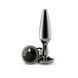 Анальна пробка NS Novelties Rear Assets - Tapered - Medium - Gunmetal - Black в інтим-бутику EroticToys