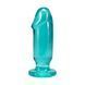 Набір анальних пробок Doc Johnson Crystal Jellies - Anal Starter Kit Teal (м'ятий та без вставки!!!)