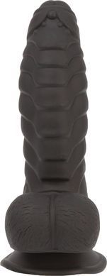 Фалоімітатор ADDICTION Ben 7" Dildo With Balls Black, віброкуля в подарунок &mdash; купити в інтим-бутику EroticToys