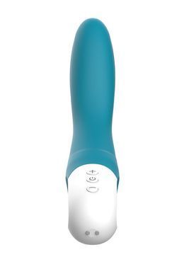 Вібратор точки G Liebe Bend It Rechargeable Ocean Blue, 10 режимів, дуже потужний, гнучкий стовбур &mdash; купити в інтим-бутику EroticToys