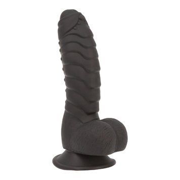 Фалоімітатор ADDICTION Ben 7" Dildo With Balls Black, віброкуля в подарунок &mdash; купити в інтим-бутику EroticToys