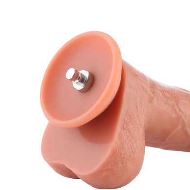 Фалоімітатор для секс-машин Hismith 8.25" Dual-density dildo with veins, система KlicLok &mdash; купити в інтим-бутику EroticToys