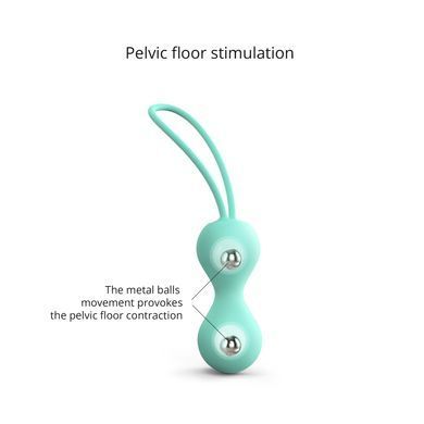 Вагінальні кульки Love To Love JOIA - ENJOY MINT &mdash; купити в інтим-бутику EroticToys