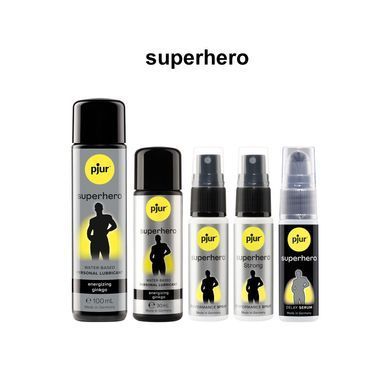 Спрей-пролонгатор pjur Superhero Performance Spray 20 мл, всотується в шкіру, природні компоненти &mdash; купити в інтим-бутику EroticToys