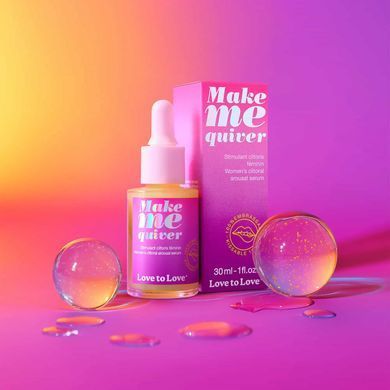 Розпродаж!!! Збуджувальна сироватка для клітора Love To Love Make Me Quiver 30мл (термін 01.04.2027) &mdash; купити в інтим-бутику EroticToys