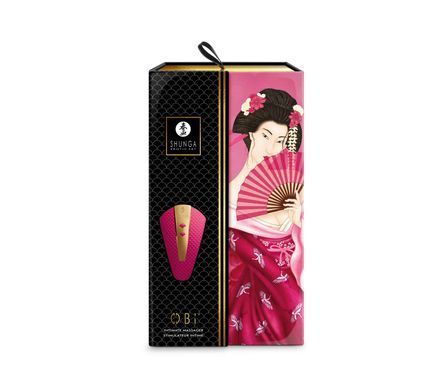 Кліторальний вібратор Shunga Obi Raspberry &mdash; купити в інтим-бутику EroticToys