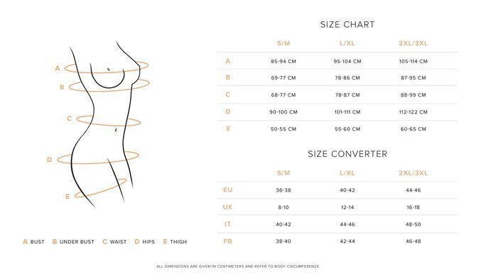 Комплект Obsessive Matildea 2-pcs crotchless set 2XL/3XL &mdash; купити в інтим-бутику EroticToys