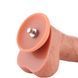 Фалоімітатор для секс-машин Hismith 8.25" Dual-density dildo with veins, система KlicLok в інтим-бутику EroticToys