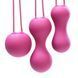 Набір вагінальних кульок Je Joue - Ami Fuchsia, діаметр 3,8-3,3-2,7см, вага 54-71-100гр + подарунок косметичка в інтим-бутику EroticToys