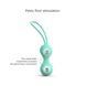 Вагінальні кульки Love To Love JOIA - ENJOY MINT в інтим-бутику EroticToys