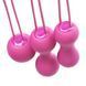 Набір вагінальних кульок Je Joue - Ami Fuchsia, діаметр 3,8-3,3-2,7см, вага 54-71-100гр + подарунок косметичка в інтим-бутику EroticToys