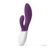 Замовити анонімно: Вібратор-кролик LELO Ina Wave 2 Plum, манливий рух стовбура + вібрації