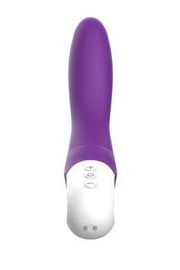 Вібратор точки G Liebe Bend It Rechargeable Purple, 10 режимів, дуже потужний, гнучкий стовбур &mdash; купити в інтим-бутику EroticToys