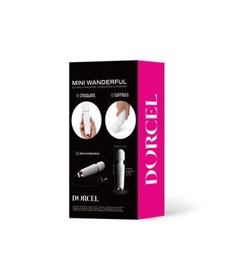 Мінівібромасажер Dorcel Wand Mini Wanderful White &mdash; купити в інтим-бутику EroticToys