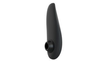 Вакуумний кліторальний стимулятор Womanizer Classic 2 - Black, 10 режимів, функція Afterglow &mdash; купити в інтим-бутику EroticToys