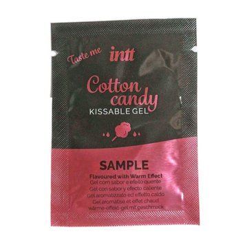 Пробник масажного гелю Intt Cotton Candy 2 мл &mdash; купити в інтим-бутику EroticToys