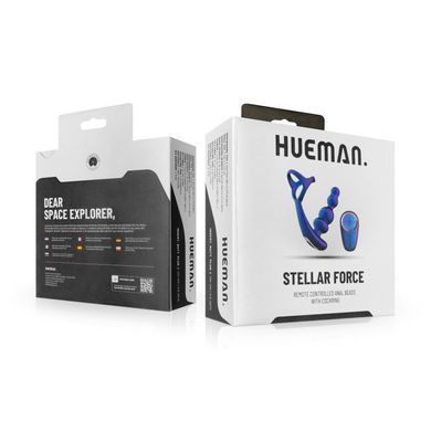 Анальний вібратор з ерекційним кільцем Hueman - Stellar Force Anal Beads with Cockring &mdash; купити в інтим-бутику EroticToys