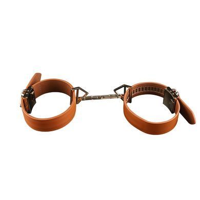 Фіксатори для рук та ніг LOCKINK Wristcuffs/Anklecuffs, коричневі, натуральна шкіра &mdash; купити в інтим-бутику EroticToys