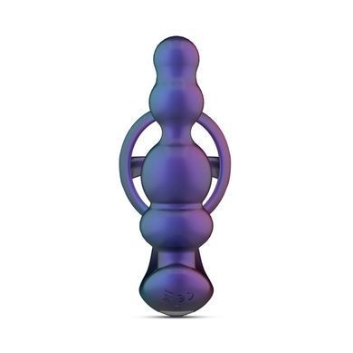 Анальний вібратор з ерекційним кільцем Hueman - Stellar Force Anal Beads with Cockring &mdash; купити в інтим-бутику EroticToys
