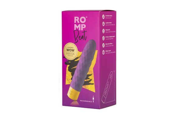 Мінівібратор Romp Beat, 4 вібро-патерни, 6 рівнів інтенсивності &mdash; купити в інтим-бутику EroticToys