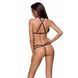 Портупея зі стреп з мереживом Passion Exclusive LORRY BRA L/XL, black в інтим-бутику EroticToys