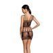 Бодістокінг мінісукня з метеликами Passion BS090 One Size black в інтим-бутику EroticToys