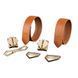 Фіксатори для рук та ніг LOCKINK Wristcuffs/Anklecuffs, коричневі, натуральна шкіра в інтим-бутику EroticToys