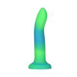 Замовити анонімно: Фалоімітатор, що світиться в темряві, ADDICTION Rave 8&Prime;, Glow in the Dark Dildo Blue Green, 20,3 см