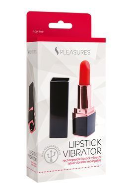 Вібратор-помада S Pleasures Lipstick Vibrator, дуже реалістичний, 10 режимів &mdash; купити в інтим-бутику EroticToys