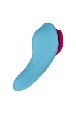 Вібратор у трусики FairyGasm HeartGem blue, на магніті, пульт ДК &mdash; купити в інтим-бутику EroticToys
