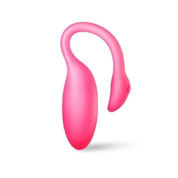 Смарт-віброяйце Magic Motion Flamingo Max Pink 2 в 1: віброяйце та тренажер Кегеля, 10 режимів &mdash; купити в інтим-бутику EroticToys