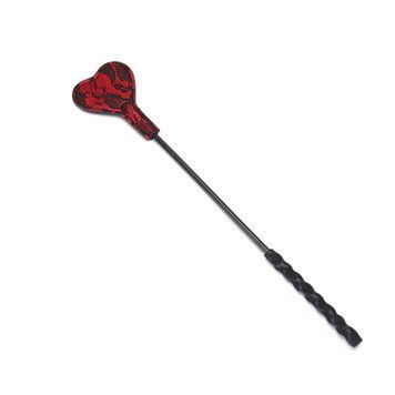 Шльопалка-сердечко Liebe Seele Victorian Garden Mini Crop, двостороння &mdash; купити в інтим-бутику EroticToys