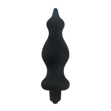 Анальна пробка з вібрацією Adrien Lastic Bullet Amuse Black, макс. діаметр 3,9 см &mdash; купити в інтим-бутику EroticToys