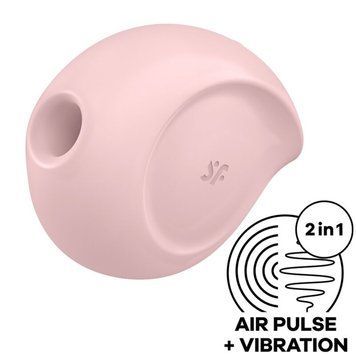 Вакуумний кліторальний стимулятор із вібрацією Satisfyer Sugar Rush Rose &mdash; купити в інтим-бутику EroticToys